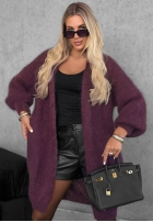 Długi Cardigan Honey Weather mov afină