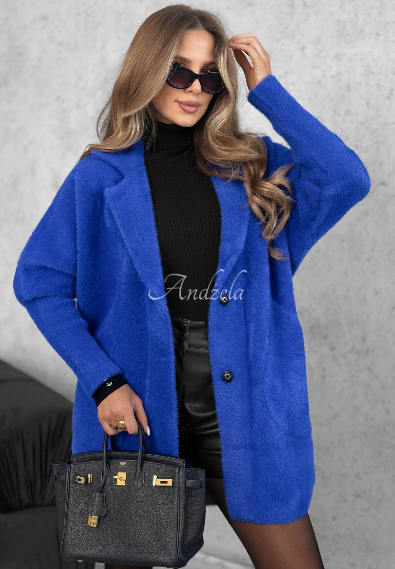 Pardesiu alpaca oversize Royal