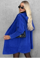 Płaszcz Alpaka Montecarmelo Cobalt