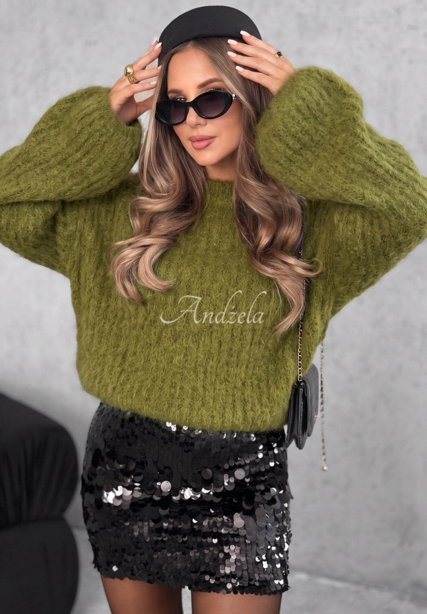 Pulover din mohair cu m&acirc;neci largi Better Than That