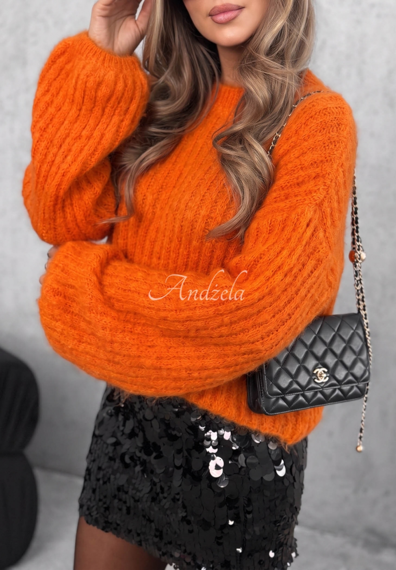 Pulover din mohair cu mâneci largi Better Than That