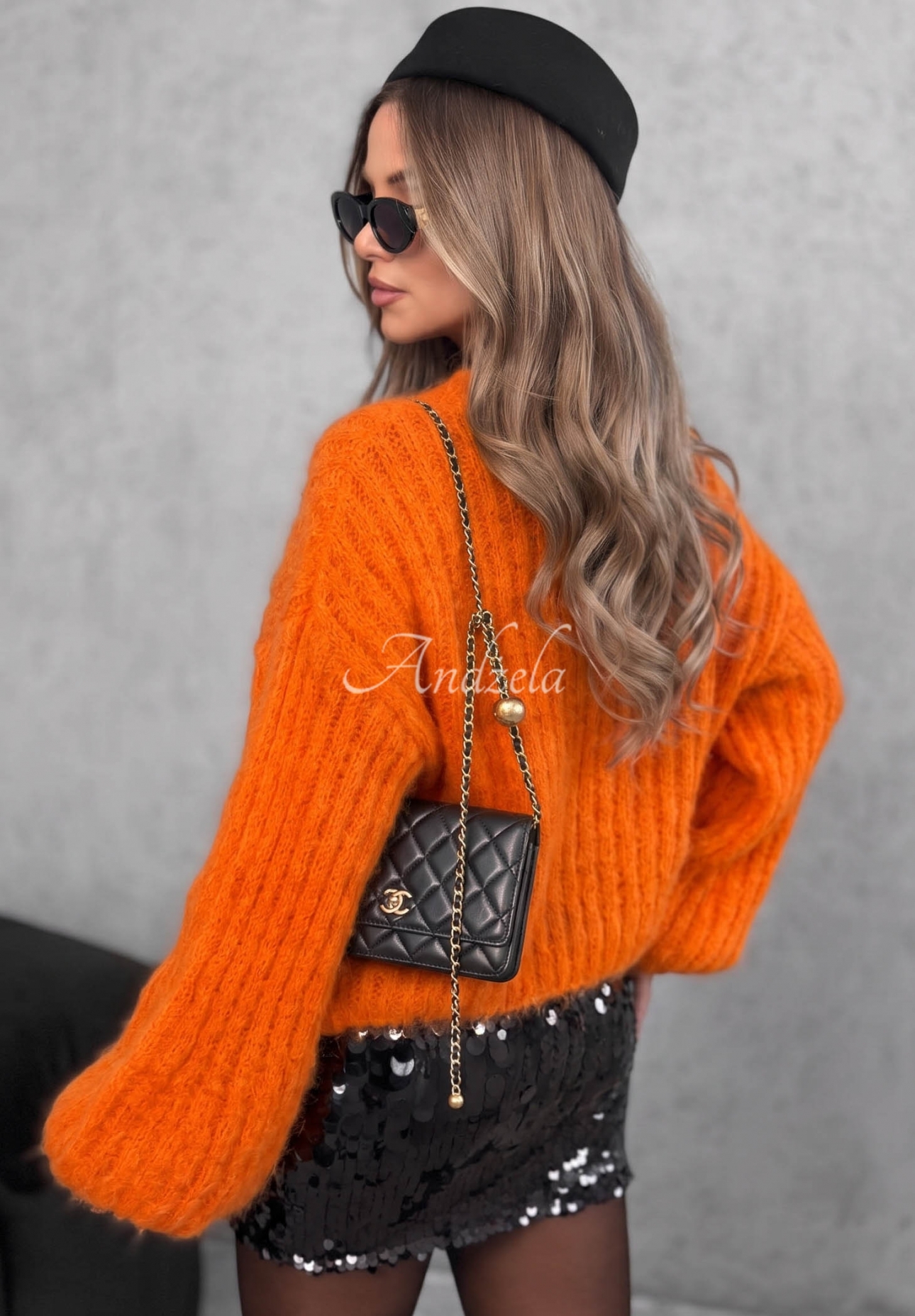 Pulover din mohair cu mâneci largi Better Than That