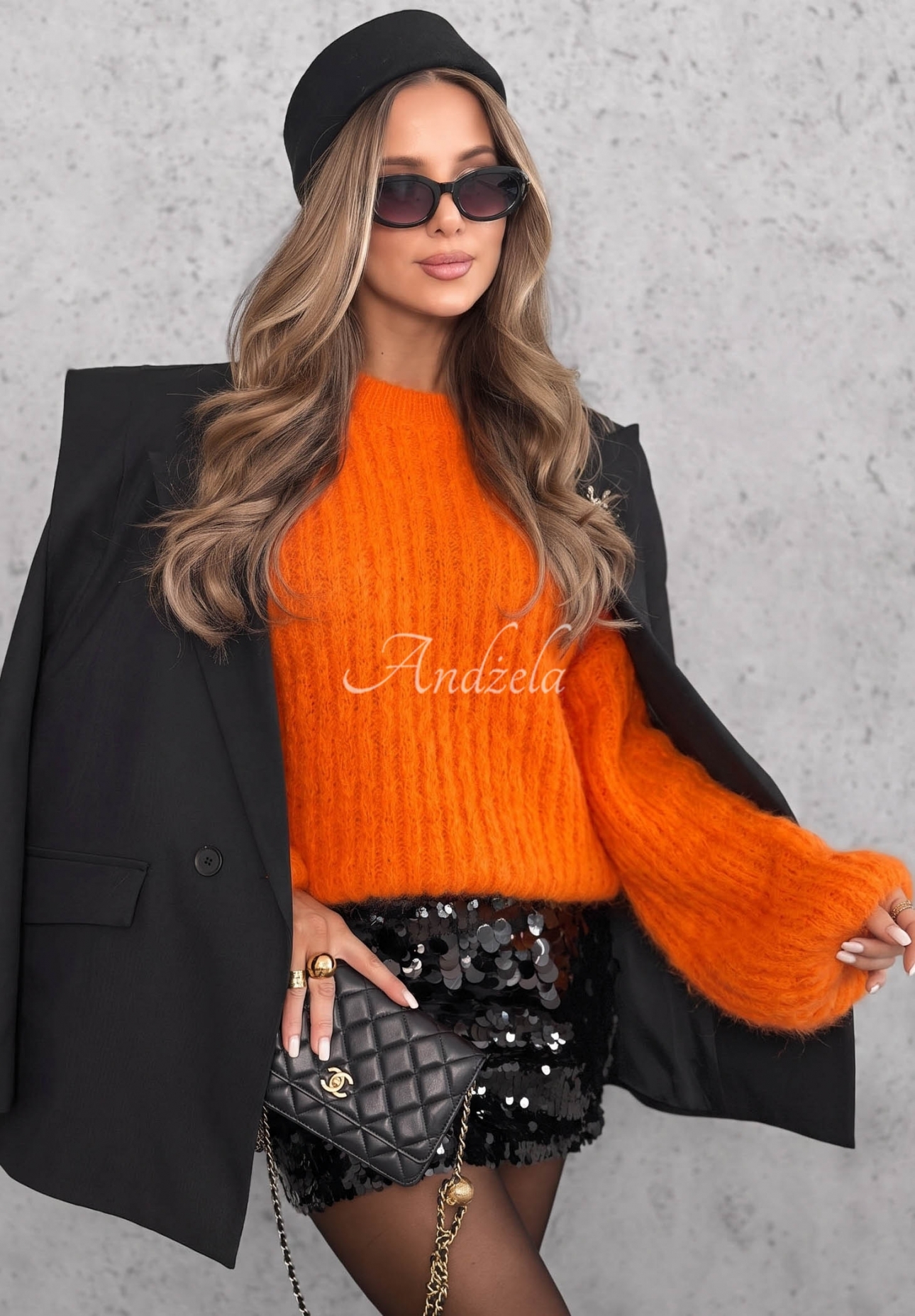 Pulover din mohair cu mâneci largi Better Than That