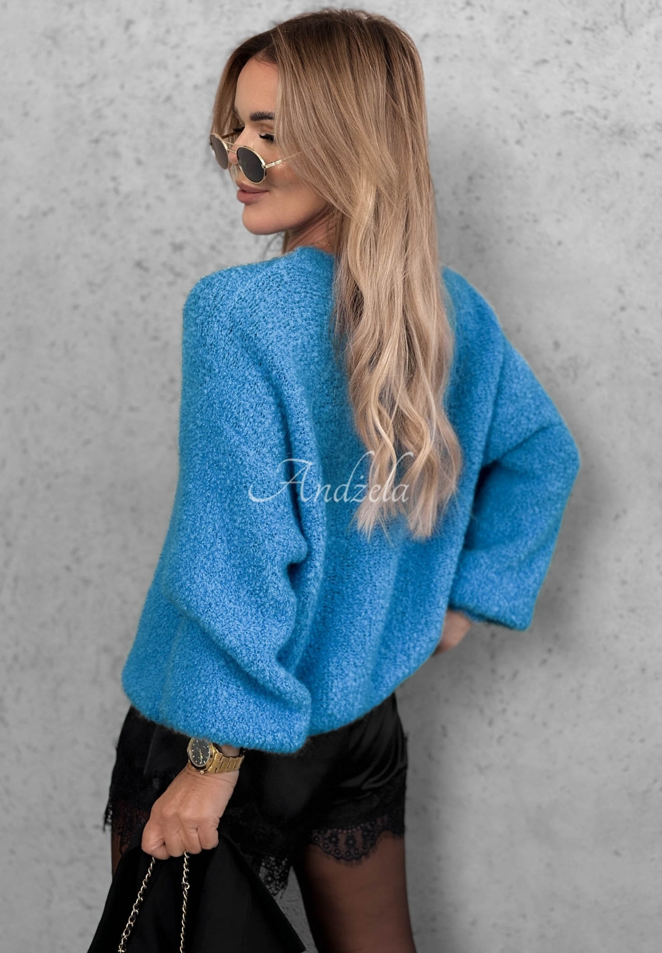 Pulover cu mohair și lână Long Evening
