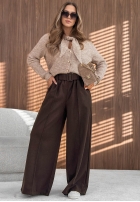 Krótki Cardigan z wiązaniem Pretty Please roșu