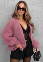 Krótki Cardigan Comfort First muștar