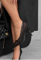 Koronkowe szpilki Divine Elegance negre