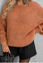 Miękki Pulover oversize Sugar Babe bej