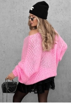 Miękki Pulover oversize Sugar Babe bej