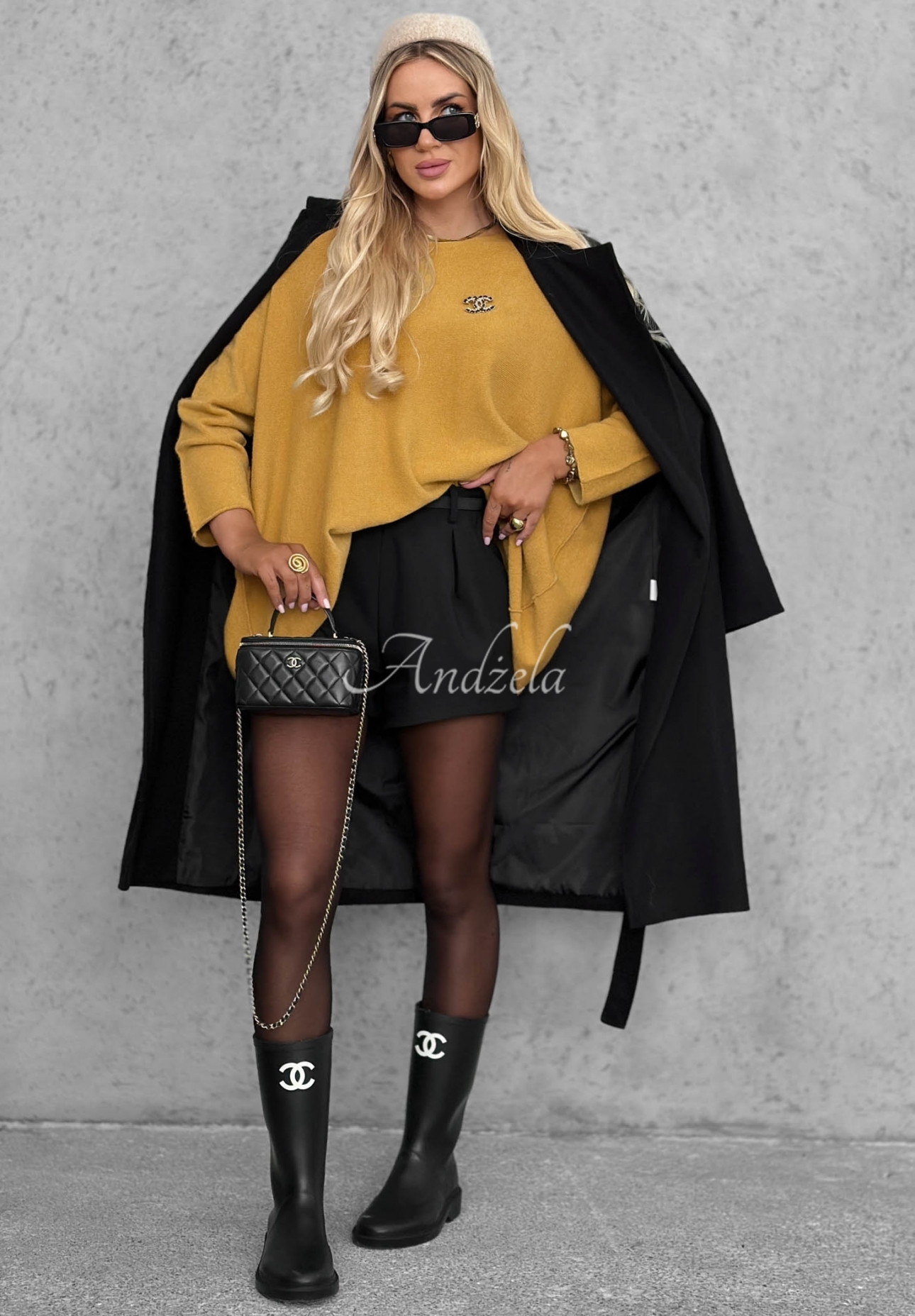 Pulover oversize din viscoză Mellow Light