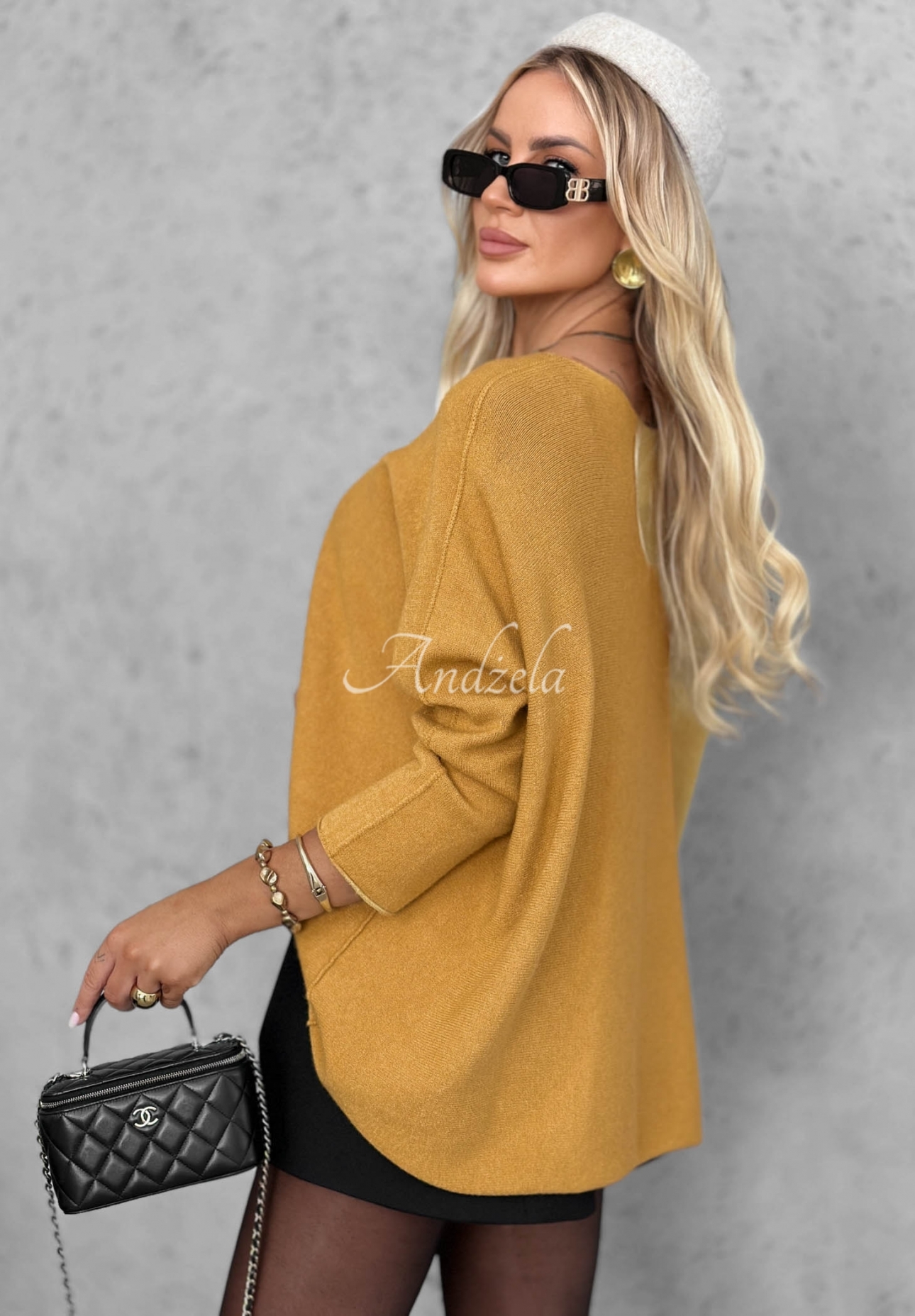 Pulover oversize din viscoză Mellow Light