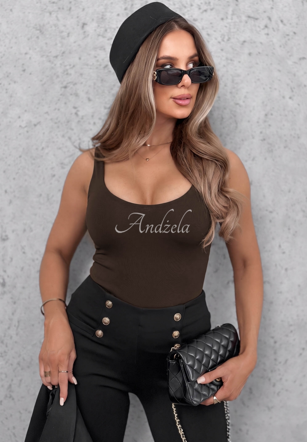 Top                                 cu bretele Solaria