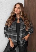 Cămașă z kołnierzem w kratę Maple Plaid bluemarin