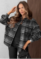 Cămașă z kołnierzem w kratę Maple Plaid bluemarin