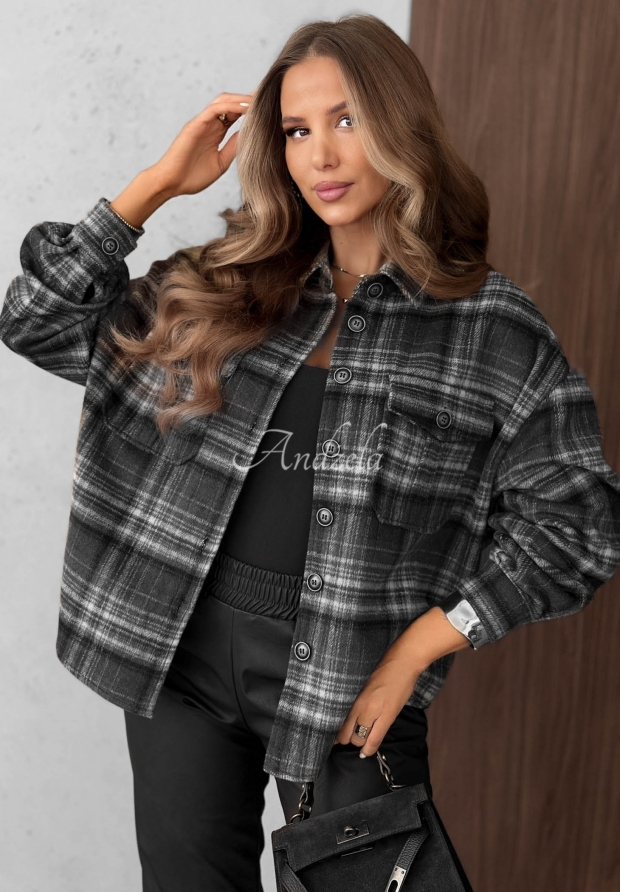 Cămașă &icirc;n carouri cu l&acirc;nă Maple Plaid