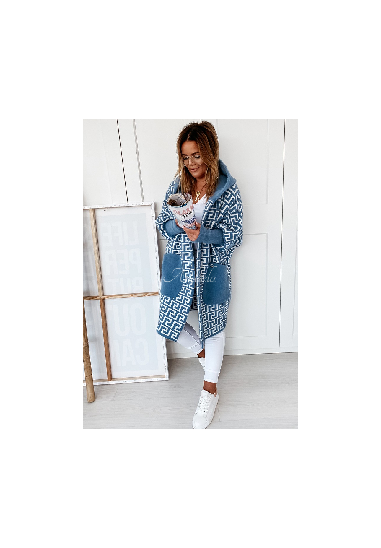 Pardesiu lung de alpaca Cocomore Viviano