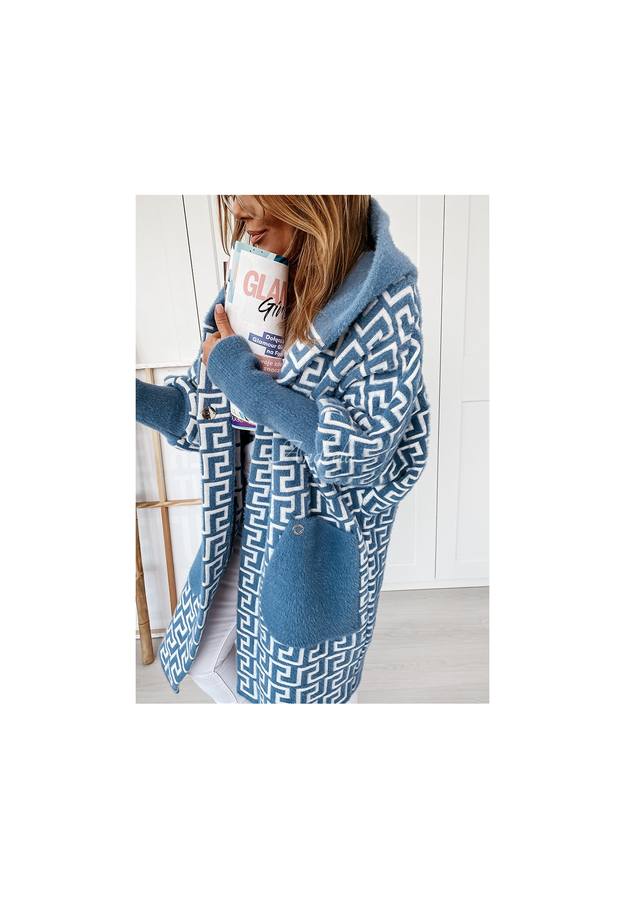 Pardesiu lung de alpaca Cocomore Viviano