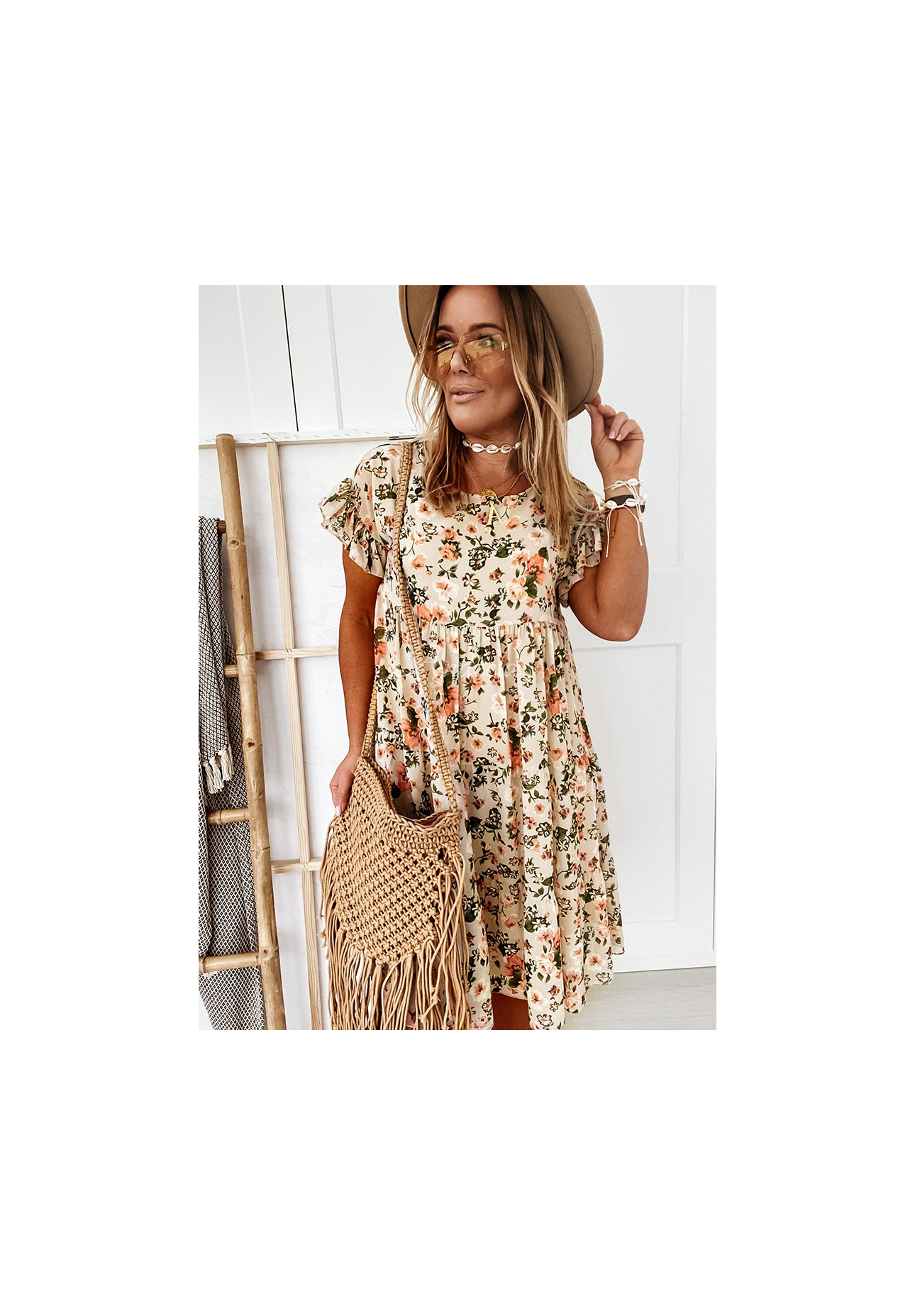 Rochie cu model floral Bellarose