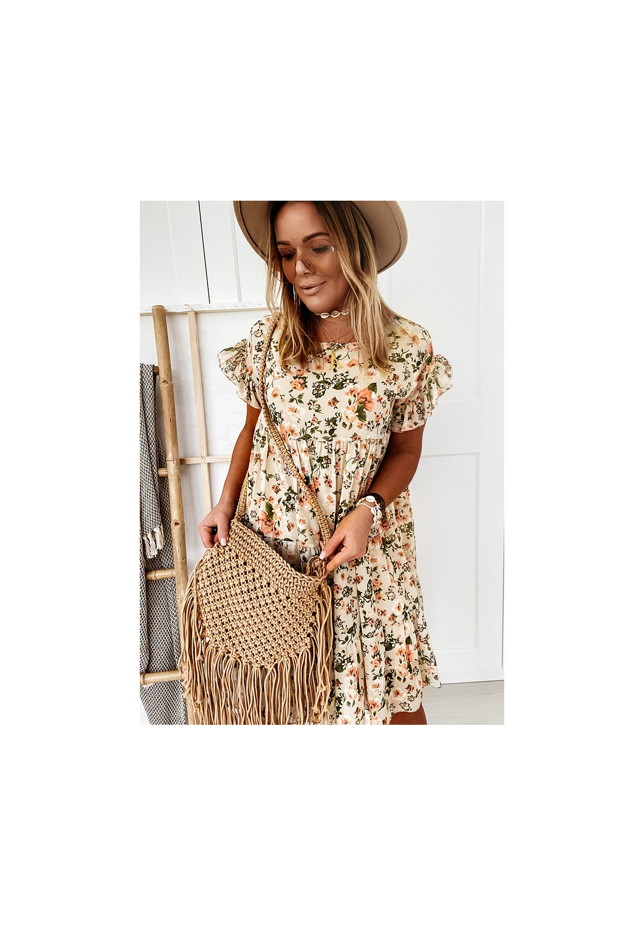 Rochie cu model floral Bellarose