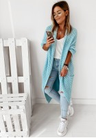 Sweter Kardigan Moi Baby Blue