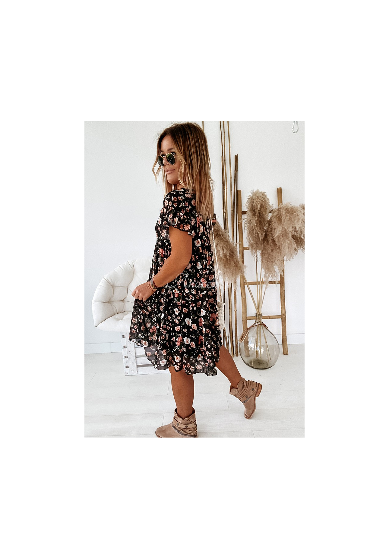 Rochie cu model floral Bellarose