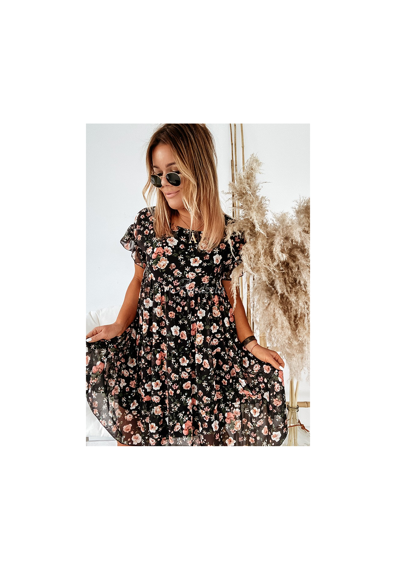 Rochie cu model floral Bellarose