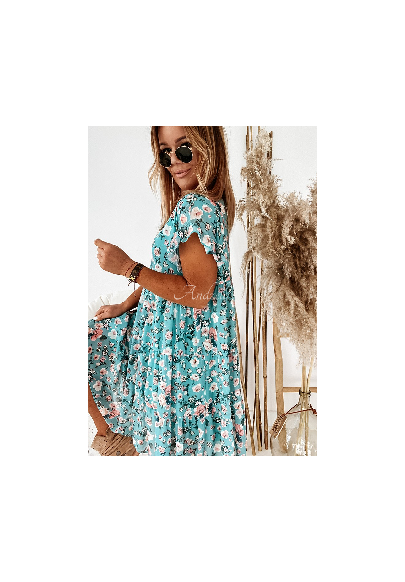 Rochie cu model floral Bellarose