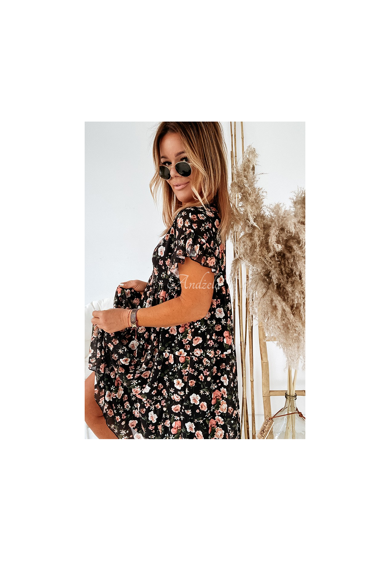 Rochie cu model floral Bellarose