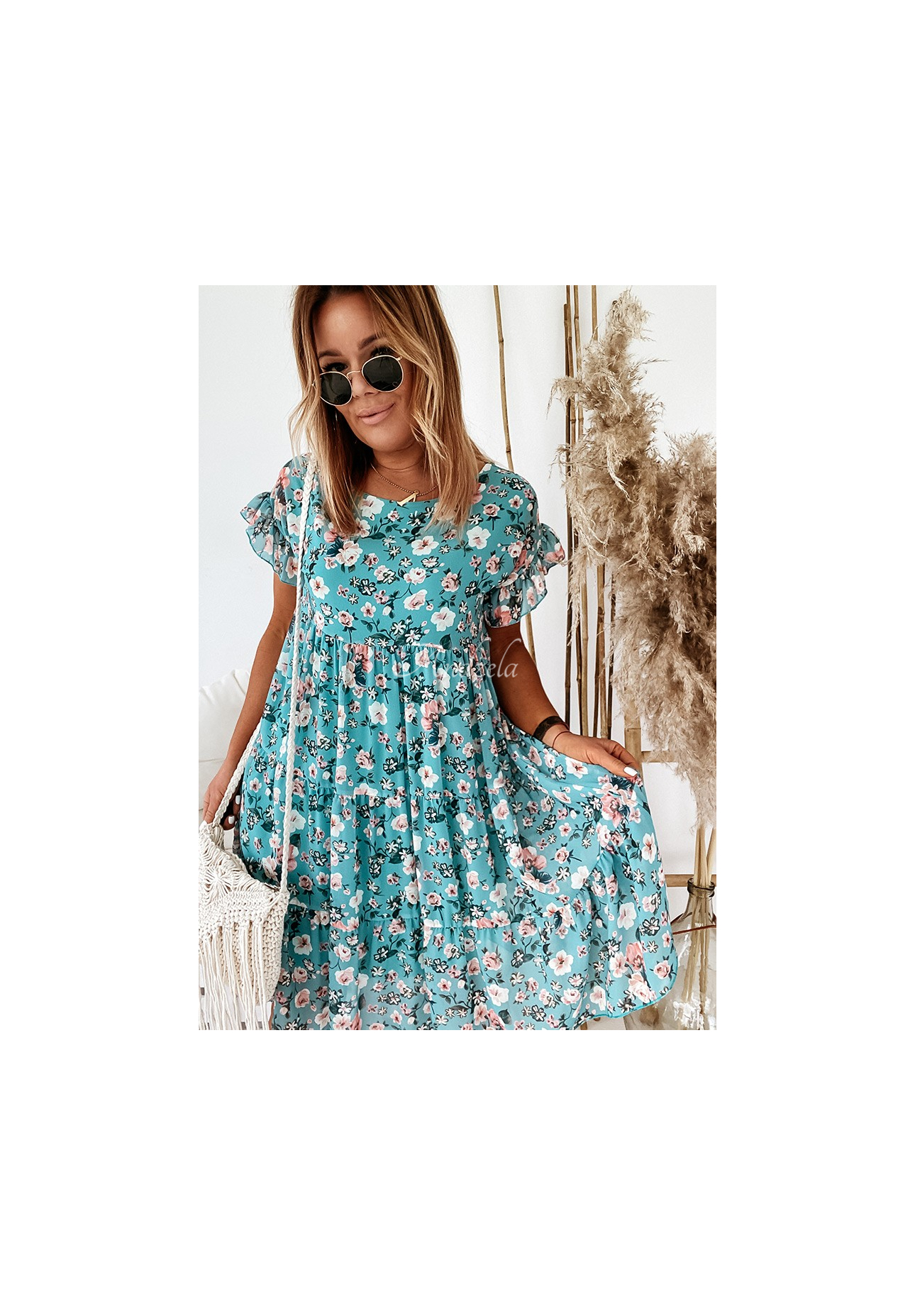 Rochie cu model floral Bellarose