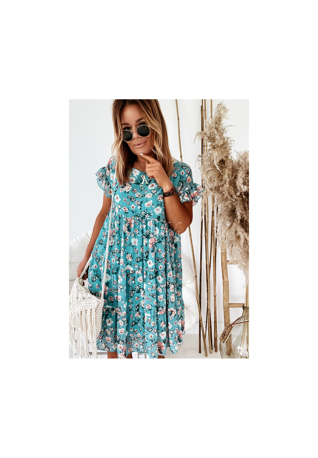 Rochie cu model floral Bellarose